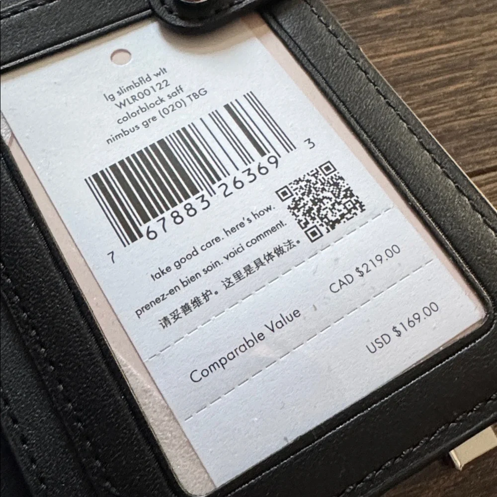 Kate Spade Staci Colorblock Large Slim Wallet - Picture 9 of 10